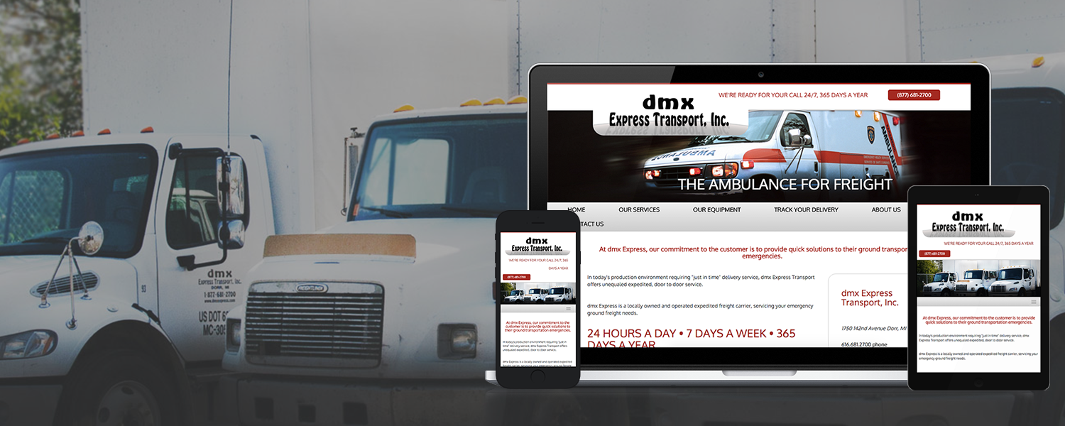 DMX Express Transport responsive banner