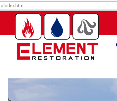 Element Restoration - Website Design